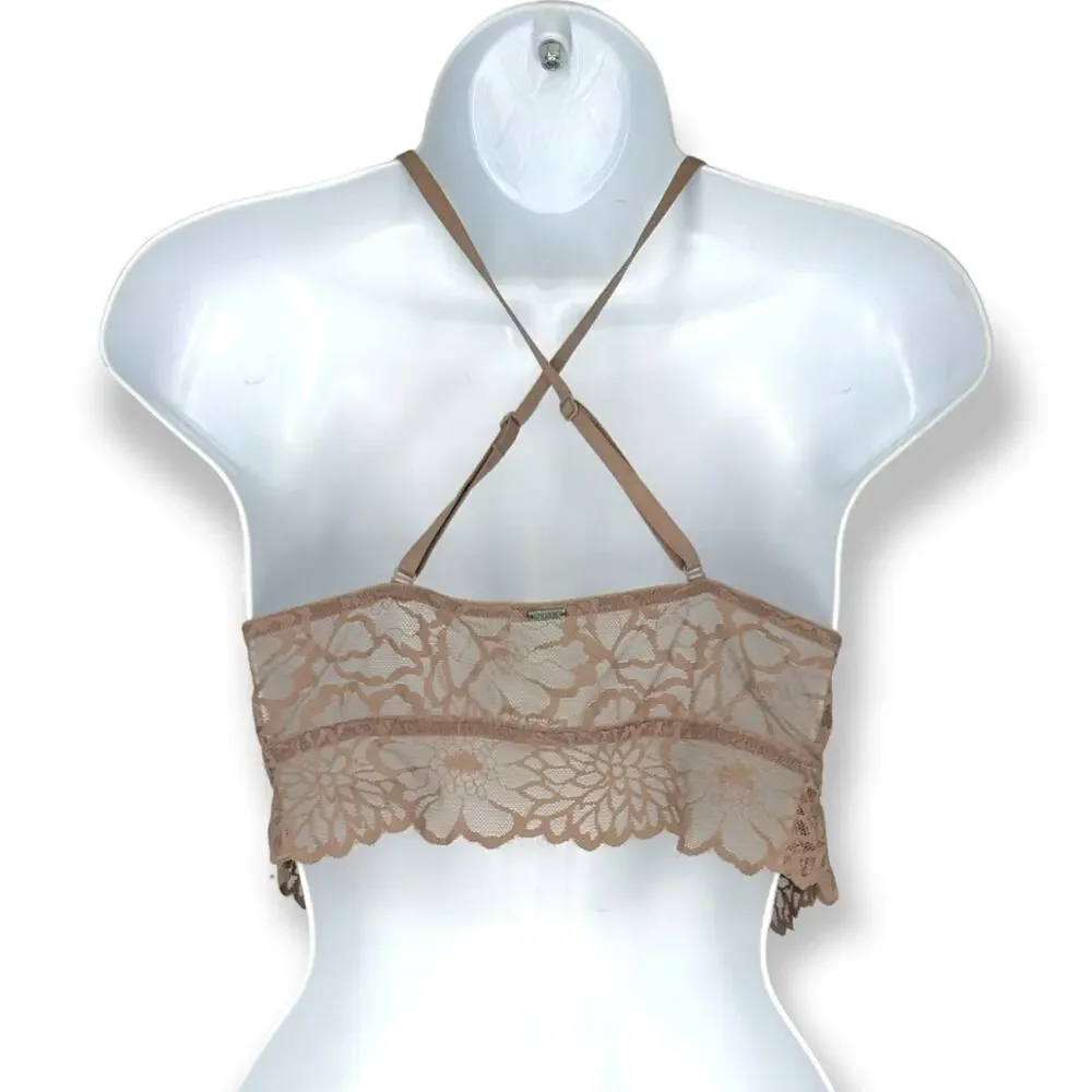 PINK Victoria's Secret | Small | Mauve Lace Pullover Bralette - Picture 2 of 6